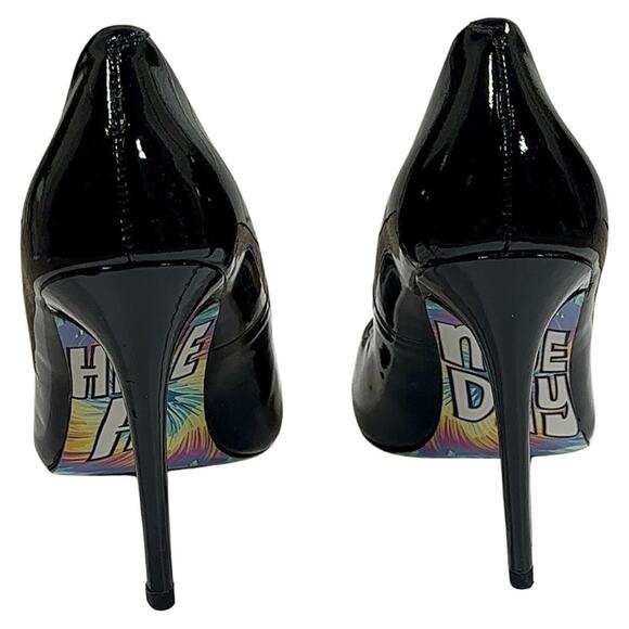 Taylor Says Black Patent Leather “Be Happy” Shoes SZ 9.5 - Picture 7 of 15